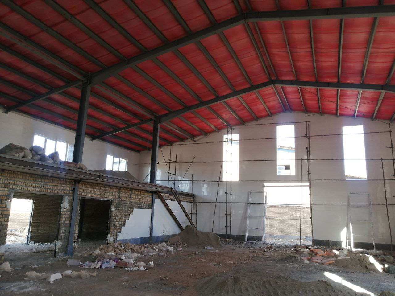 فروش سوله صنعتی نوساز با جواز بسته‌بندی مواد غذایی - شهرک صنعتی خوارزمی 2000 متر _ املاک صنعت سوله