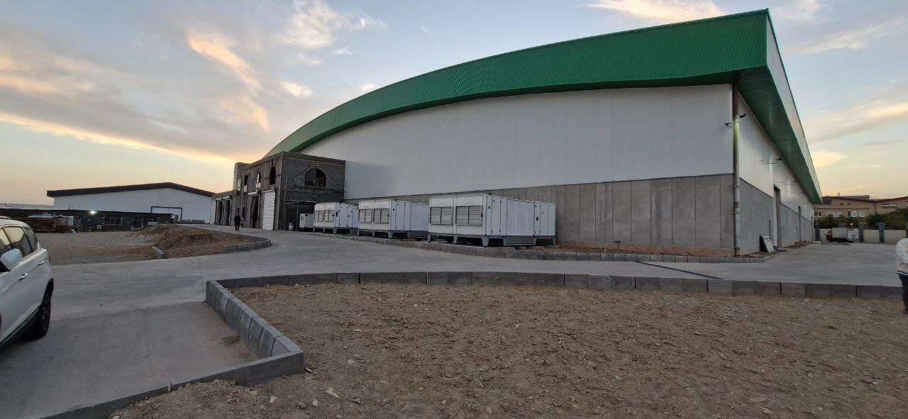 فروش سوله سلولزی با سند رسمی و ظرفیت استثنایی - شهرک صنعتی شنزار 7000 متر _ املاک صنعت سوله