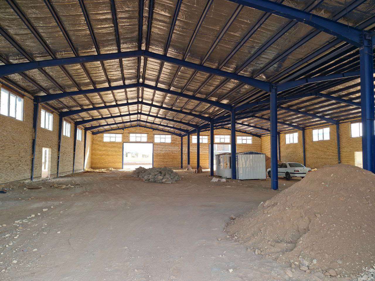 فروش سوله صنعتی نوساز با جواز جهاد کشاورزی - شهرک صنعتی خوارزمی 1300 متر _ املاک صنعت سوله