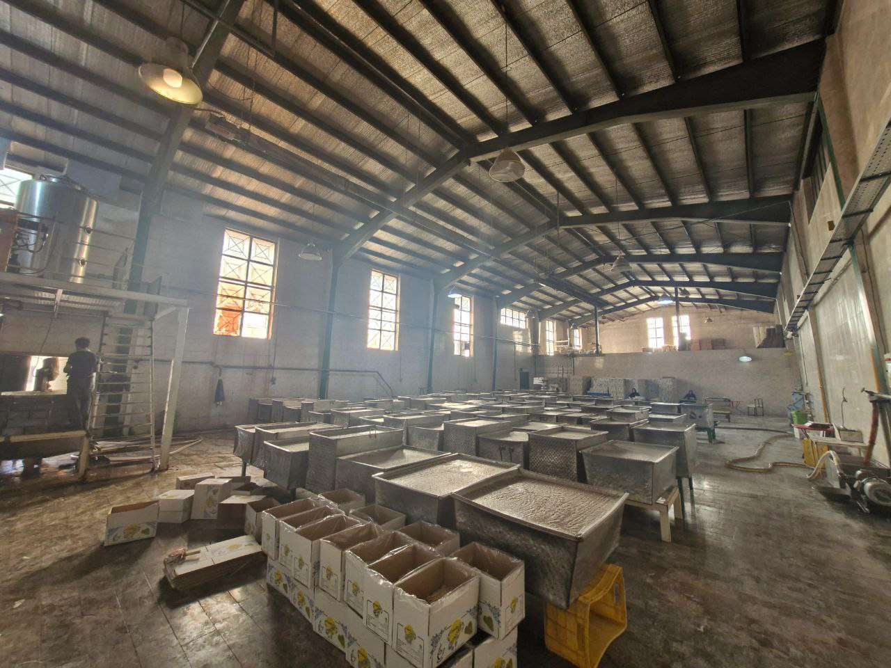 اجاره سوله در شهرک صنعتی عباس آباد زون غذایی 4000متر _ املاک صنعت سوله