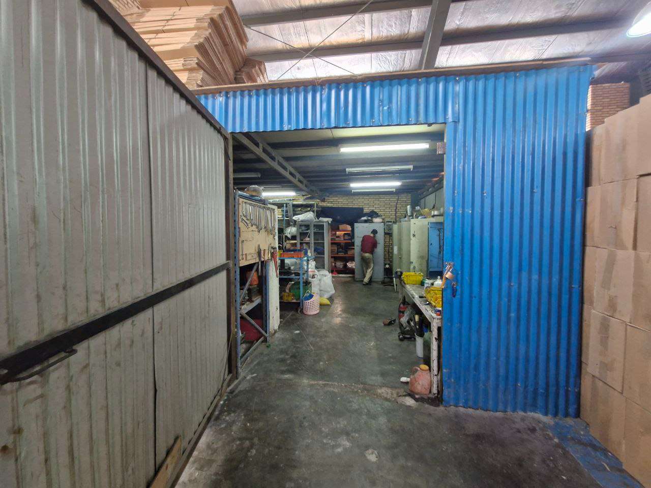 اجاره سوله پلاستیک با جواز معتبر - شهرک صنعتی عباس‌آباد 400 متر _ املاک صنعت سوله