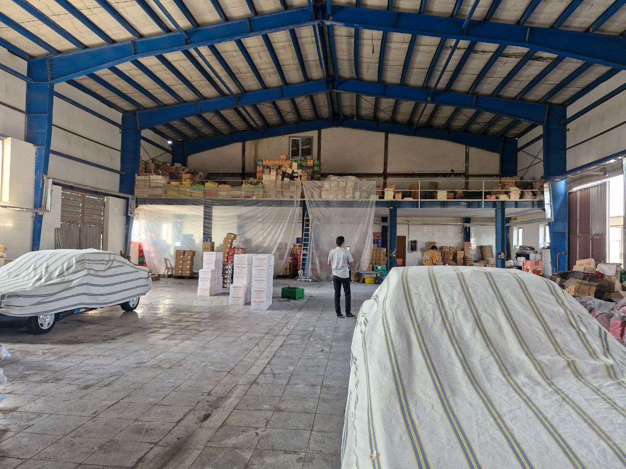  اجاره سوله صنعتی با جواز غذایی - شهرک صنعتی خوارزمی 700 متر _ املاک صنعت سوله