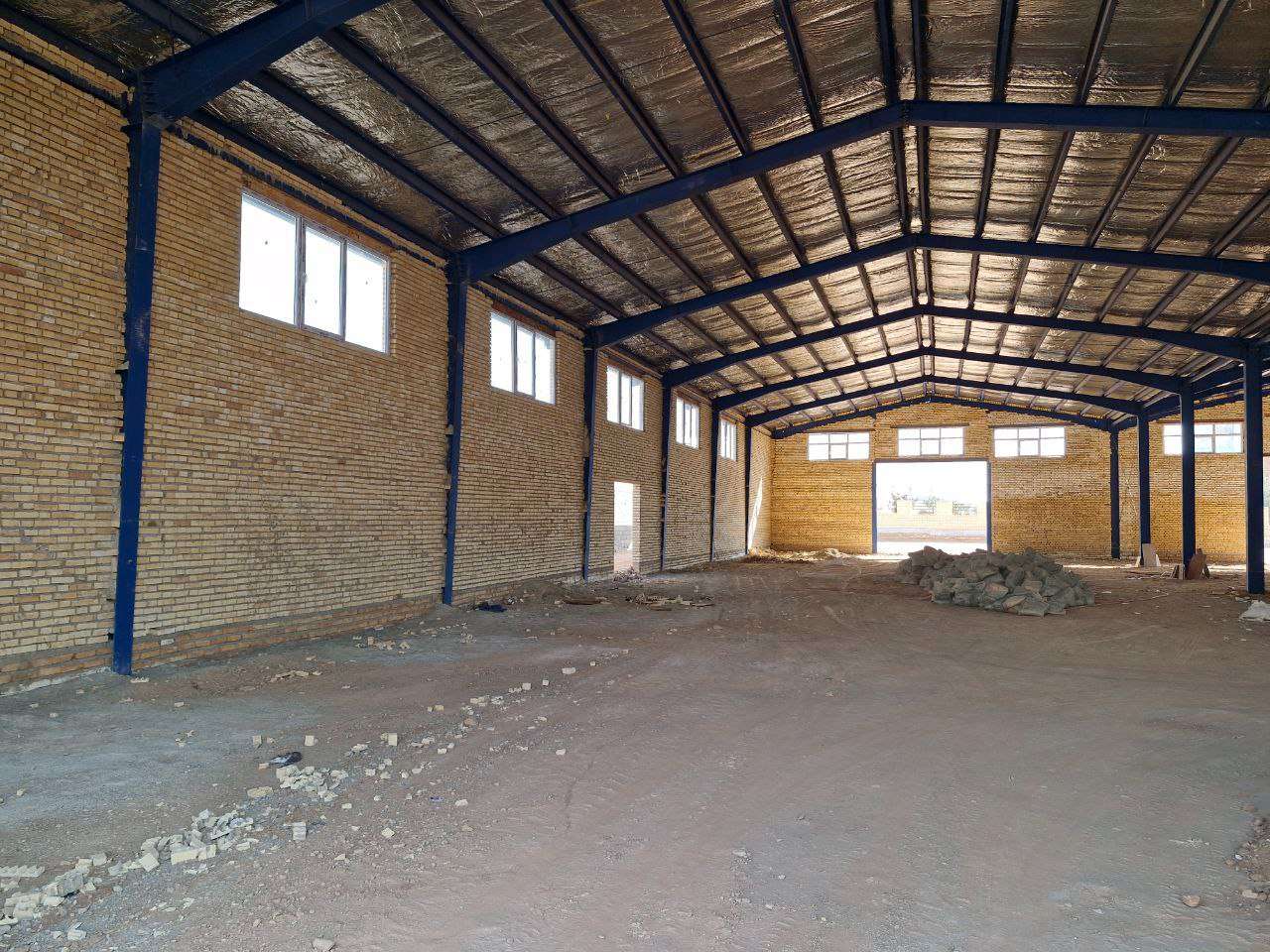 فروش سوله صنعتی نوساز با جواز جهاد کشاورزی - شهرک صنعتی خوارزمی 1300 متر _ املاک صنعت سوله