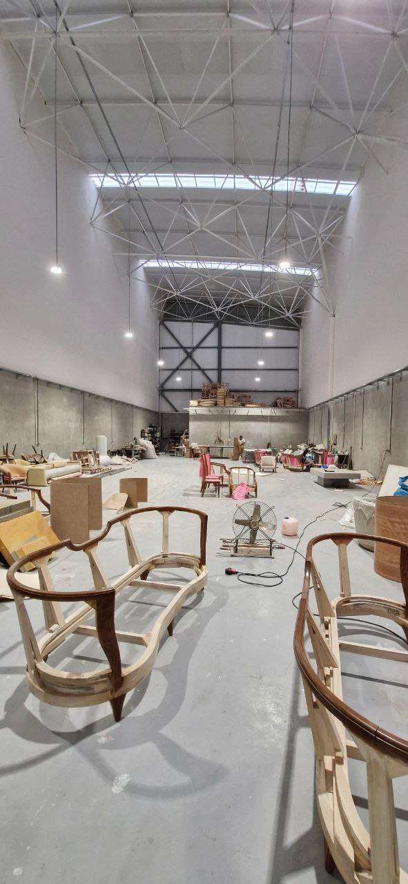 فروش سوله سلولزی با سند رسمی و ظرفیت استثنایی - شهرک صنعتی شنزار 7000 متر _ املاک صنعت سوله