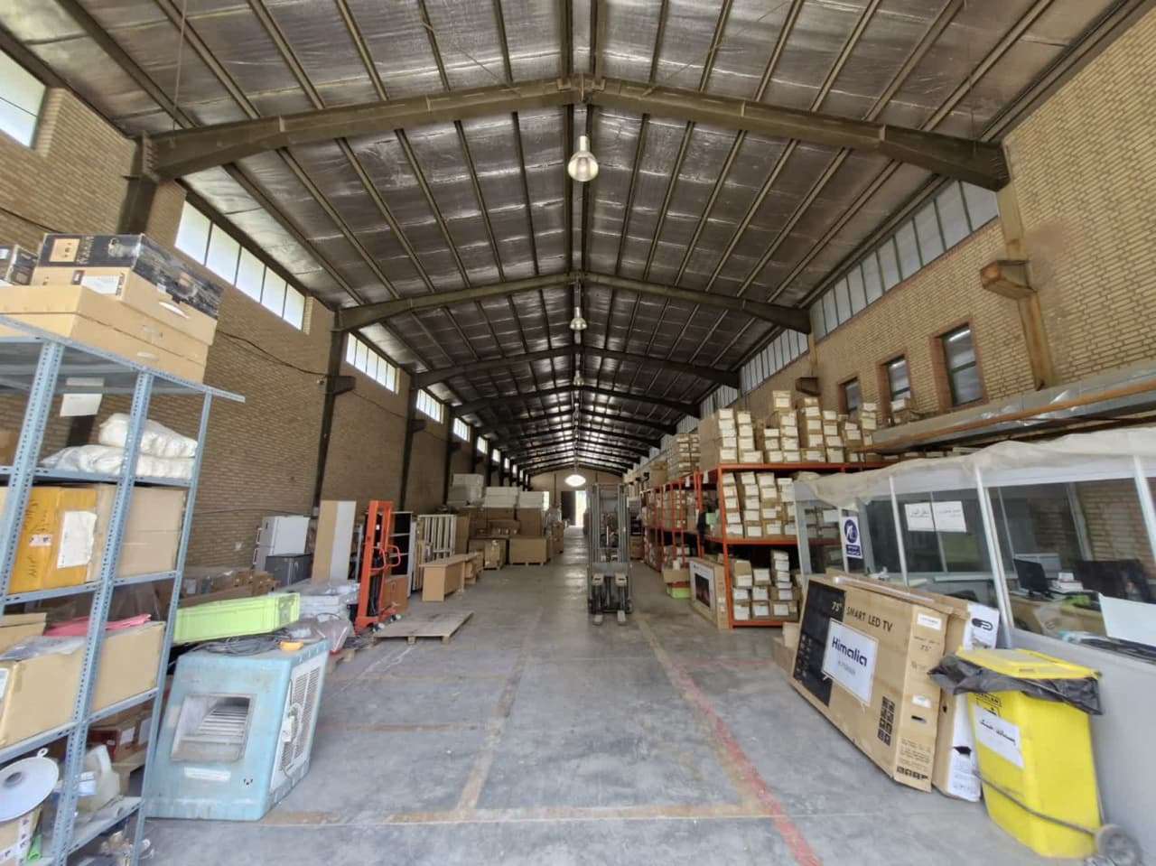 اجاره سوله با جواز فلزی-سلولزی - شهرک صنعتی ایوانکی 2250 متر _ املاک صنعت سوله